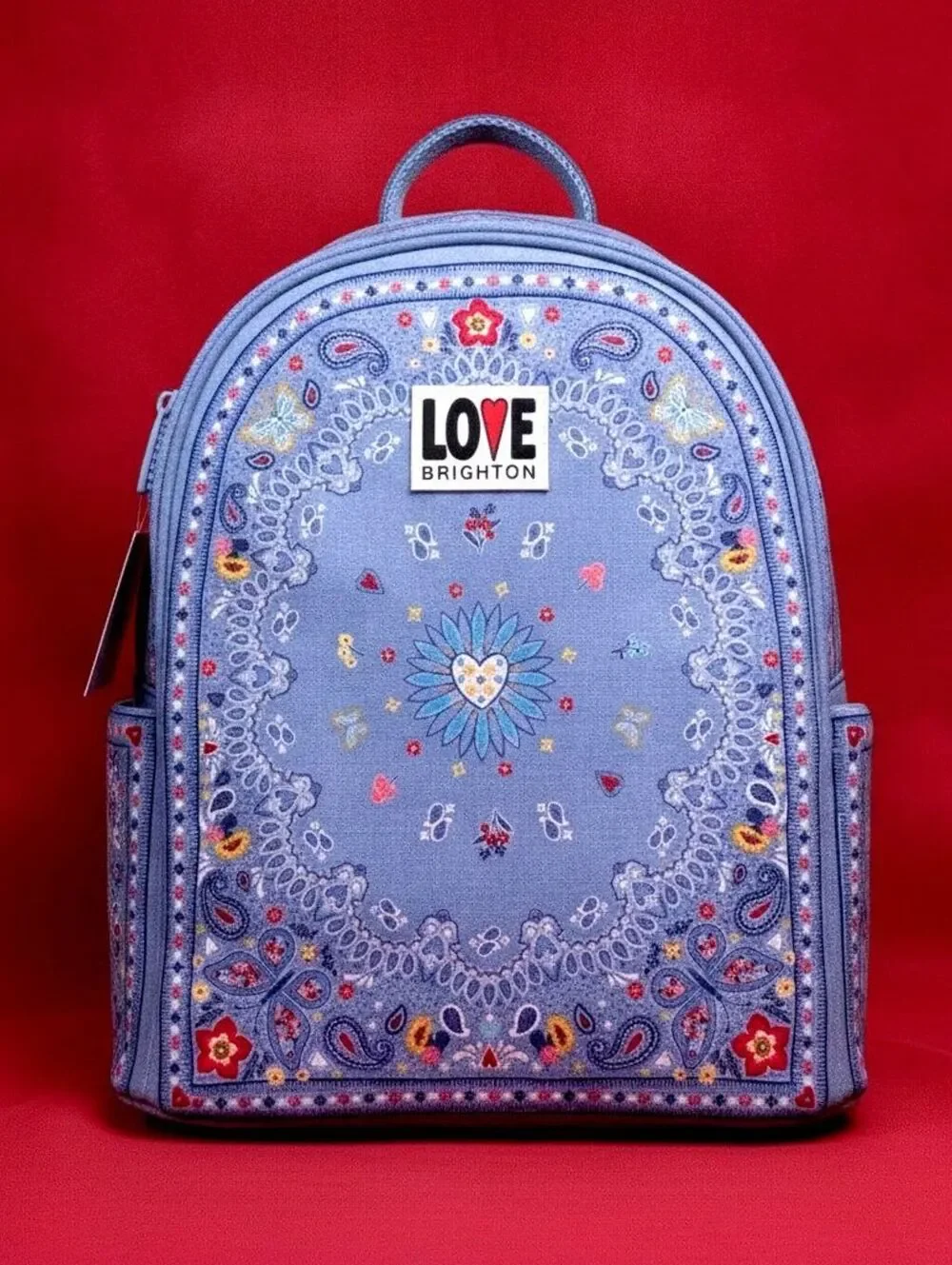Brighton Bandana Love Medium Backpack | MSRP: $150 - NWT